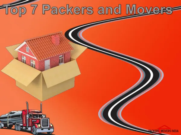 Welcome to Top 7 packers and movers