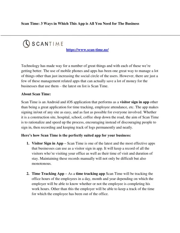 Scan Time: 3 Ways in Which This App is All You Need for The Business