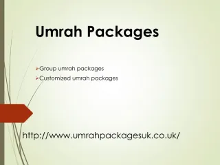 umrah packages - slide 1