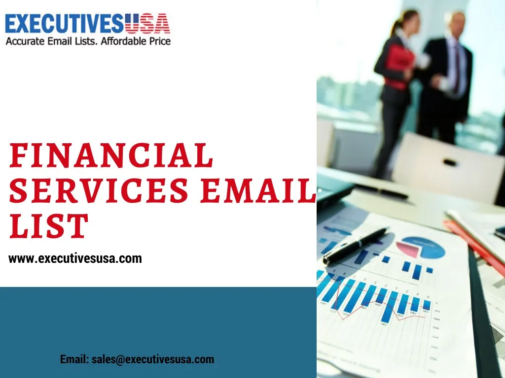 financial services email list www executivesusa