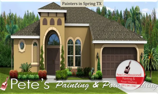 Painter in Spring TX