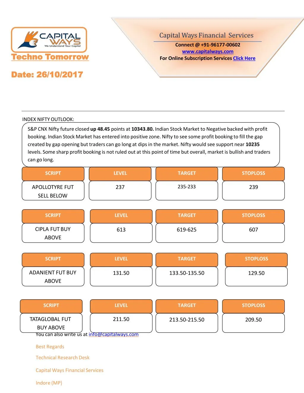 capital ways financial services