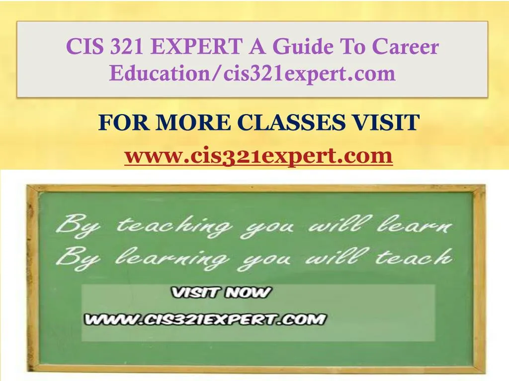 cis 321 expert a guide to career education cis321expert com