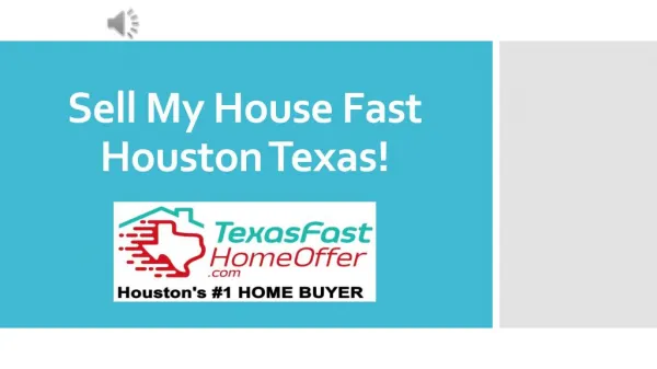 Sell my house fast houston texas! - www.TexasFastHomeOffer.com
