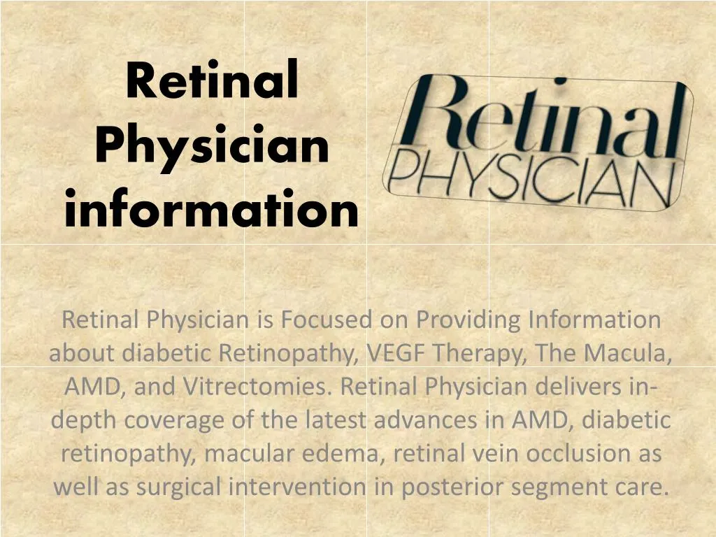 retinal physician information