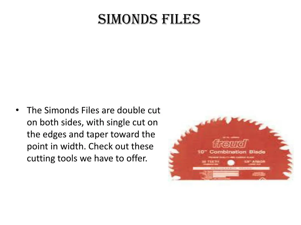 simonds files