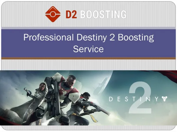Professional & Reliable Destiny 2 Competitive Boosting