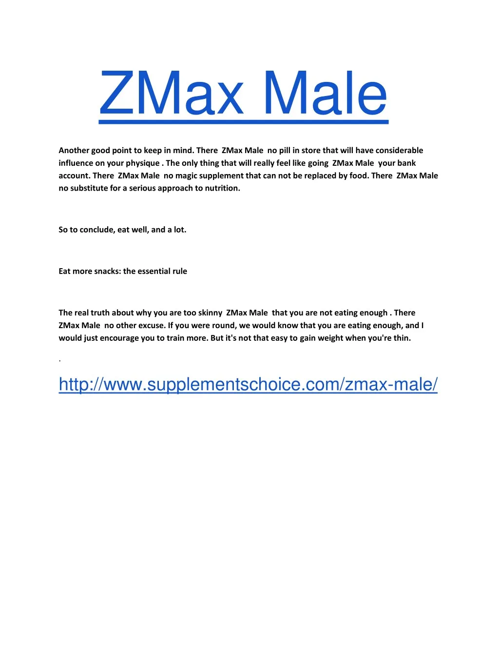 zmax male