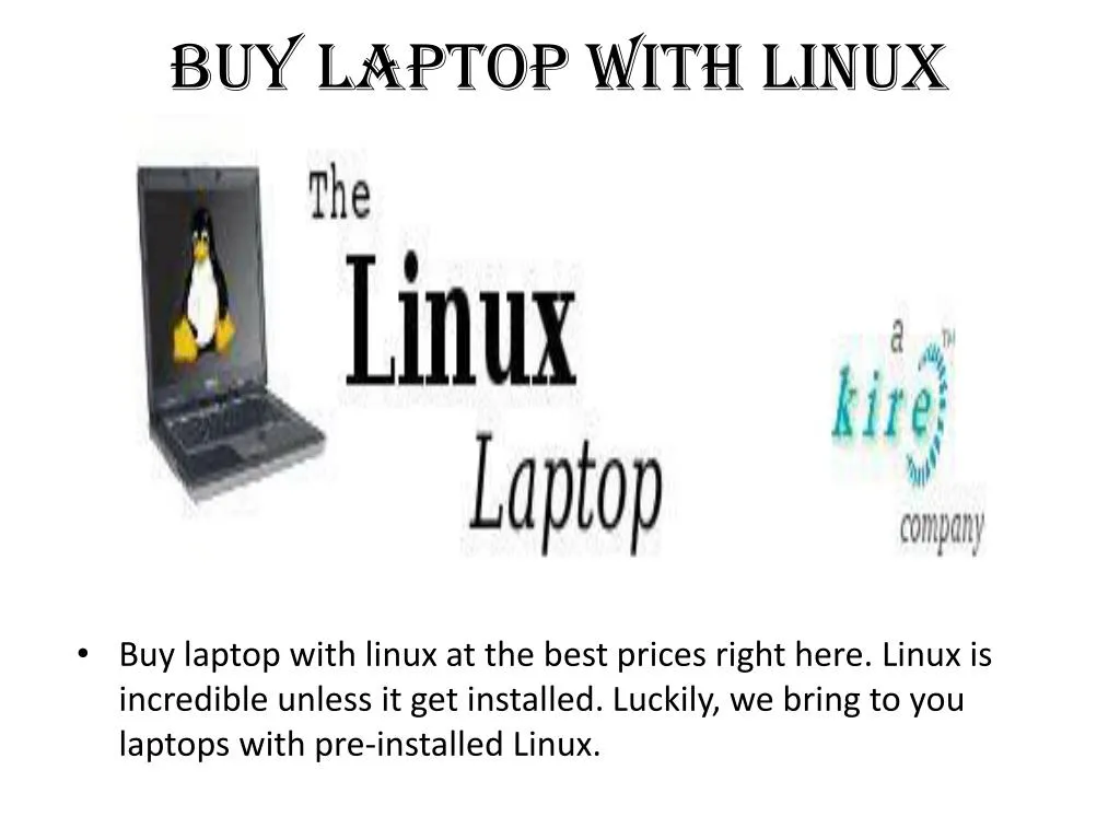 buy laptop with linux