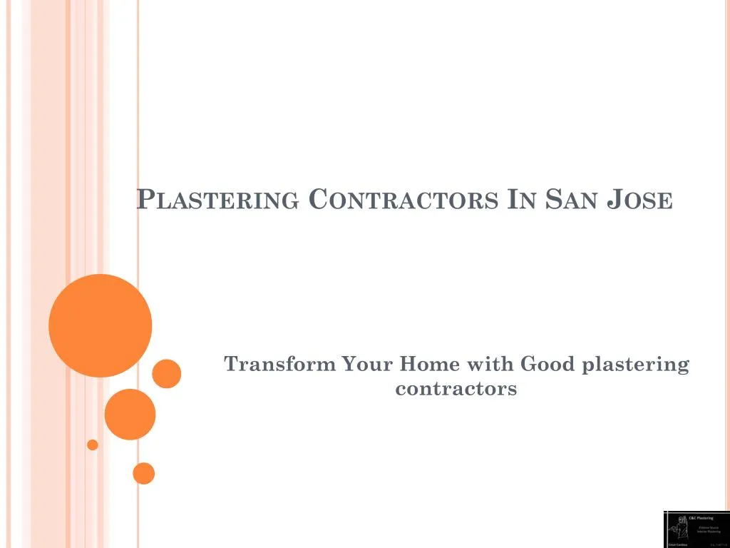 plastering contractors in san jose