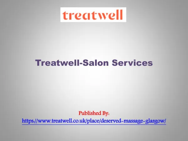 Treatwell-Salon Services