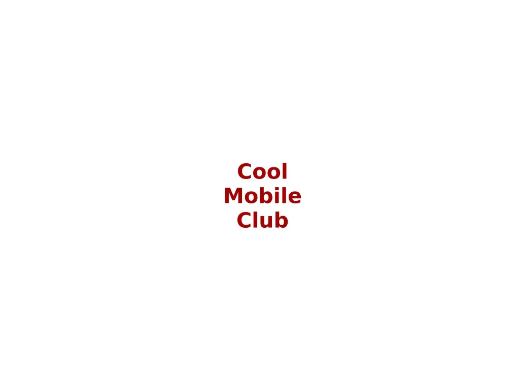 cool mobile club