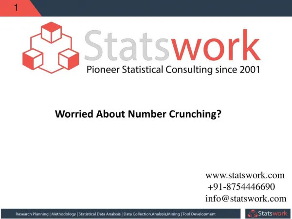 Worried About Number Crunching? | statswork.com