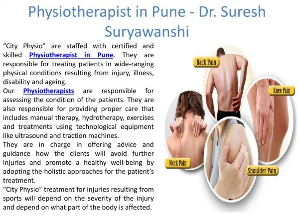 Physiotherapist in Pune
