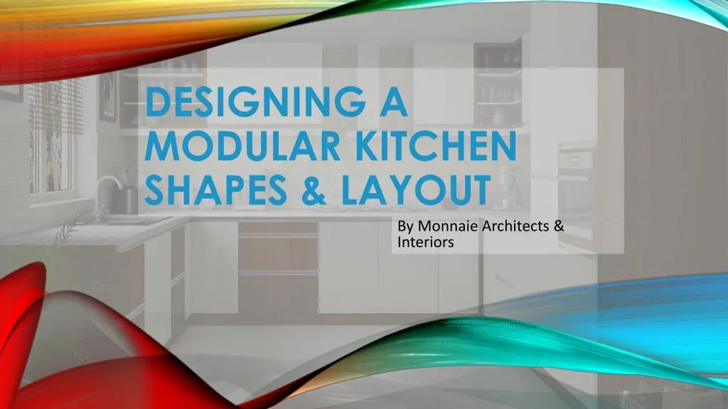 designing a modular kitchen shapes layout