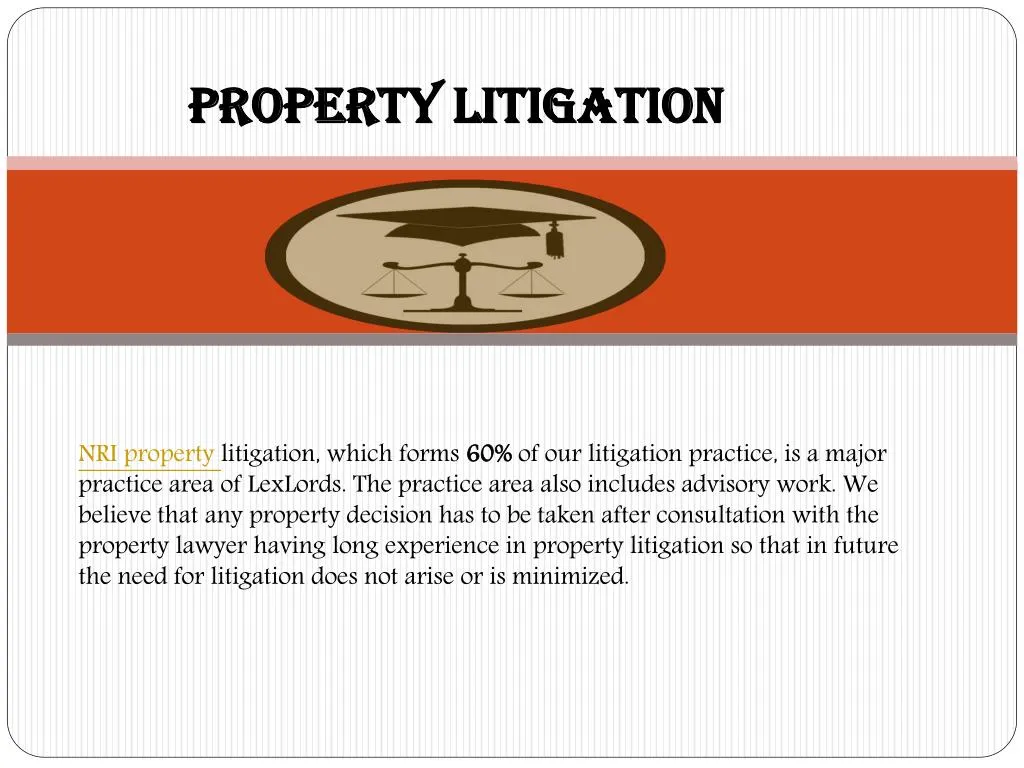 property litigation