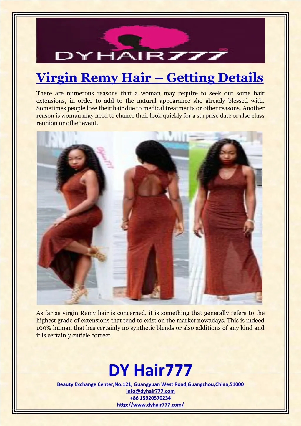 virgin remy hair getting details