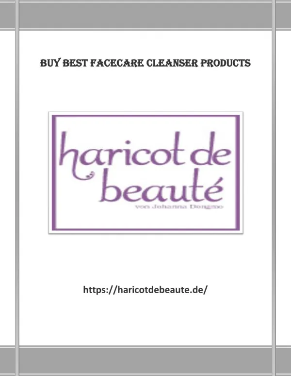 Buy best facecare cleanser products