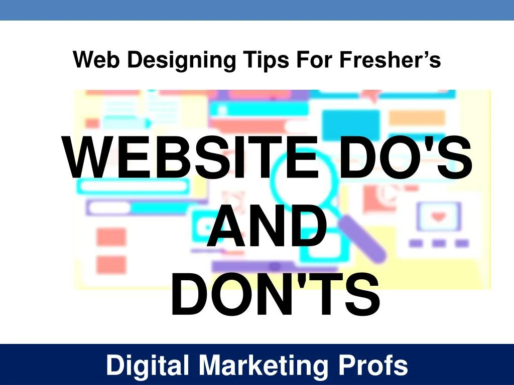 web designing tips for fresher s