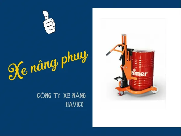 Xe Nâng Phuy