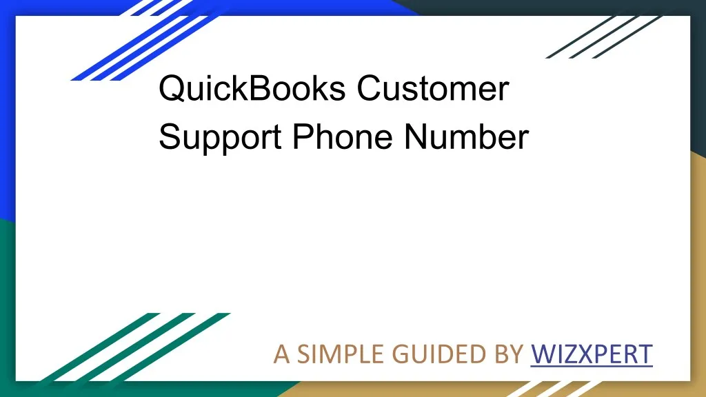 quickbooks customer support phone number