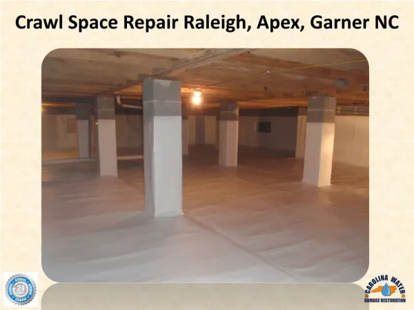 Crawl Space Repair Service Provider at Raleigh, Apex, Garner, Cary NC