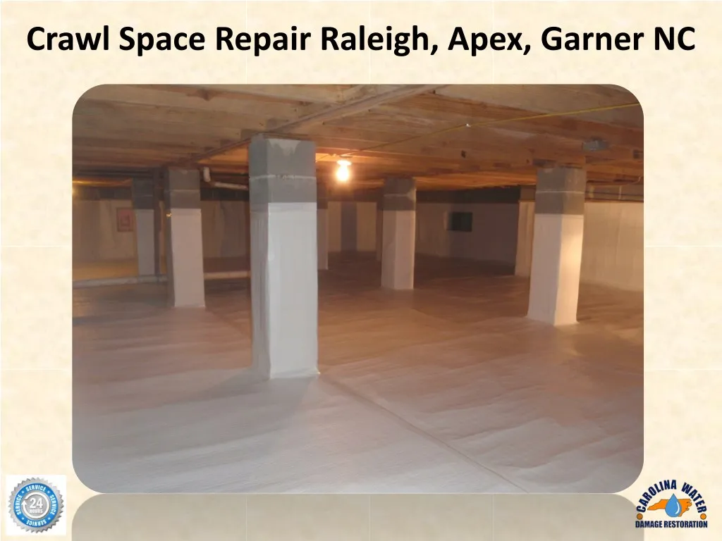 crawl space repair raleigh apex garner nc