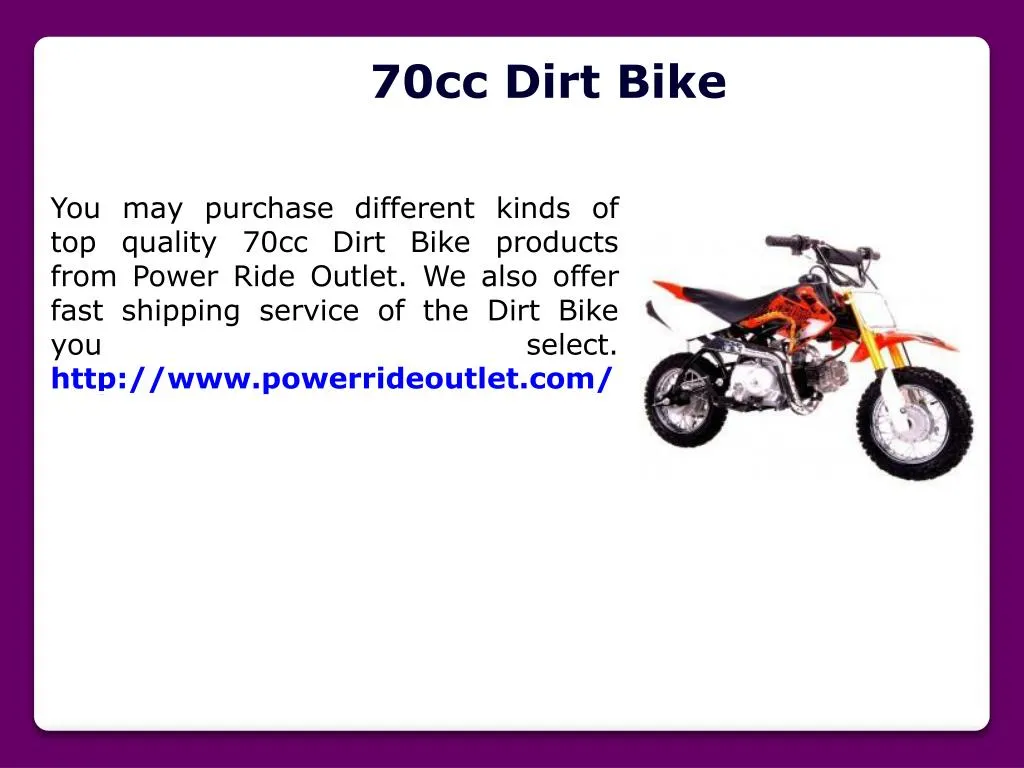 70cc dirt bike
