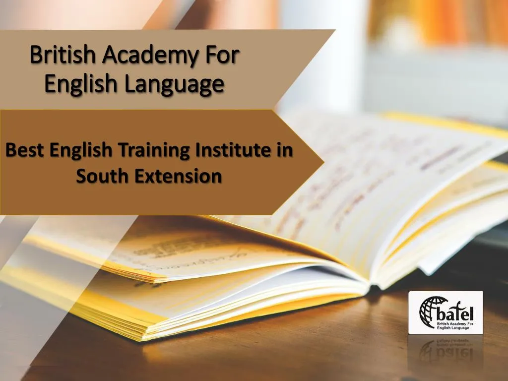british academy for english language