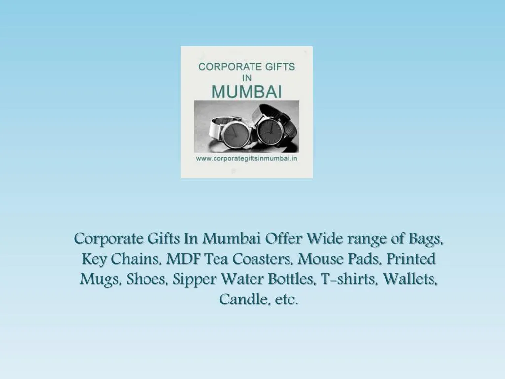corporate gifts in mumbai offer wide range