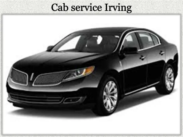 Cab service Irving
