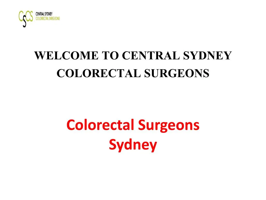 welcome to central sydney colorectal surgeons