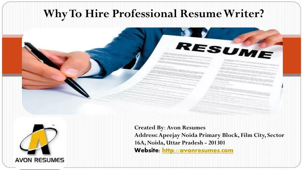 why to hire professional resume writer