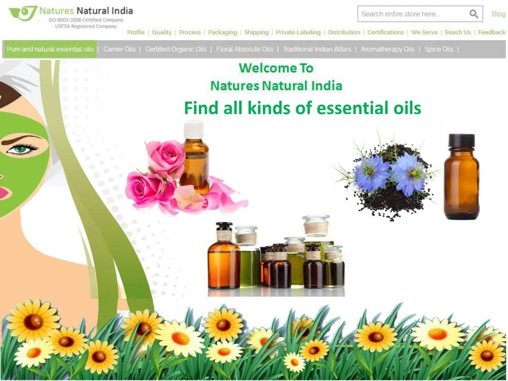 find all kinds of essential oils
