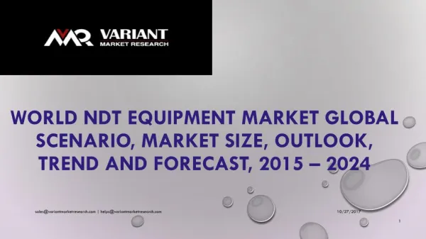 World NDT Equipment Market
