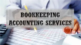 Bookkeeping Accounting Services - slide 1