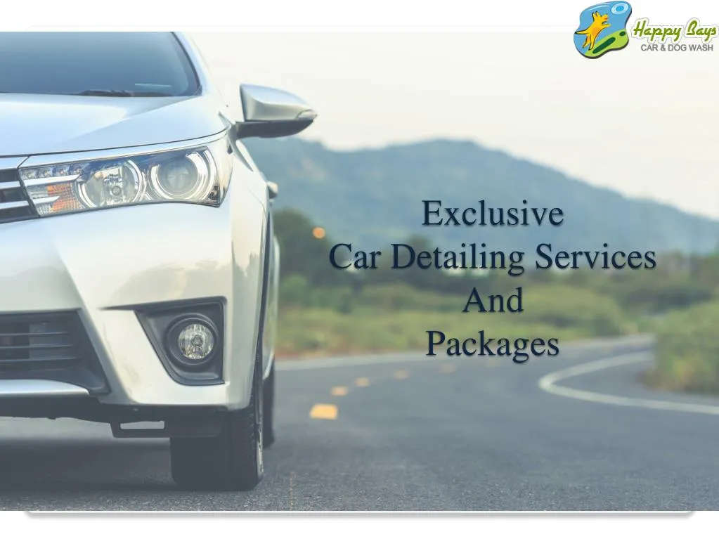 exclusive car detailing services and packages