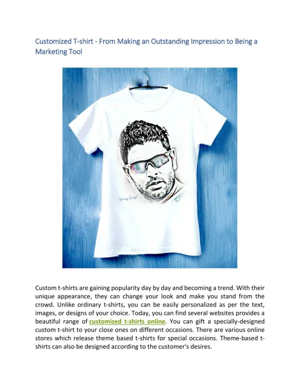 Buy customized-t-shirts-online-india