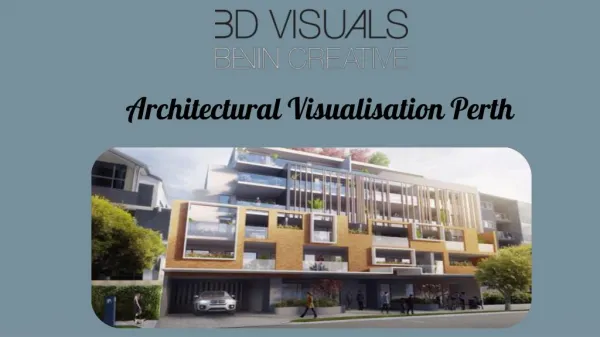 Best and creative team of Architectural Visualisation Perth