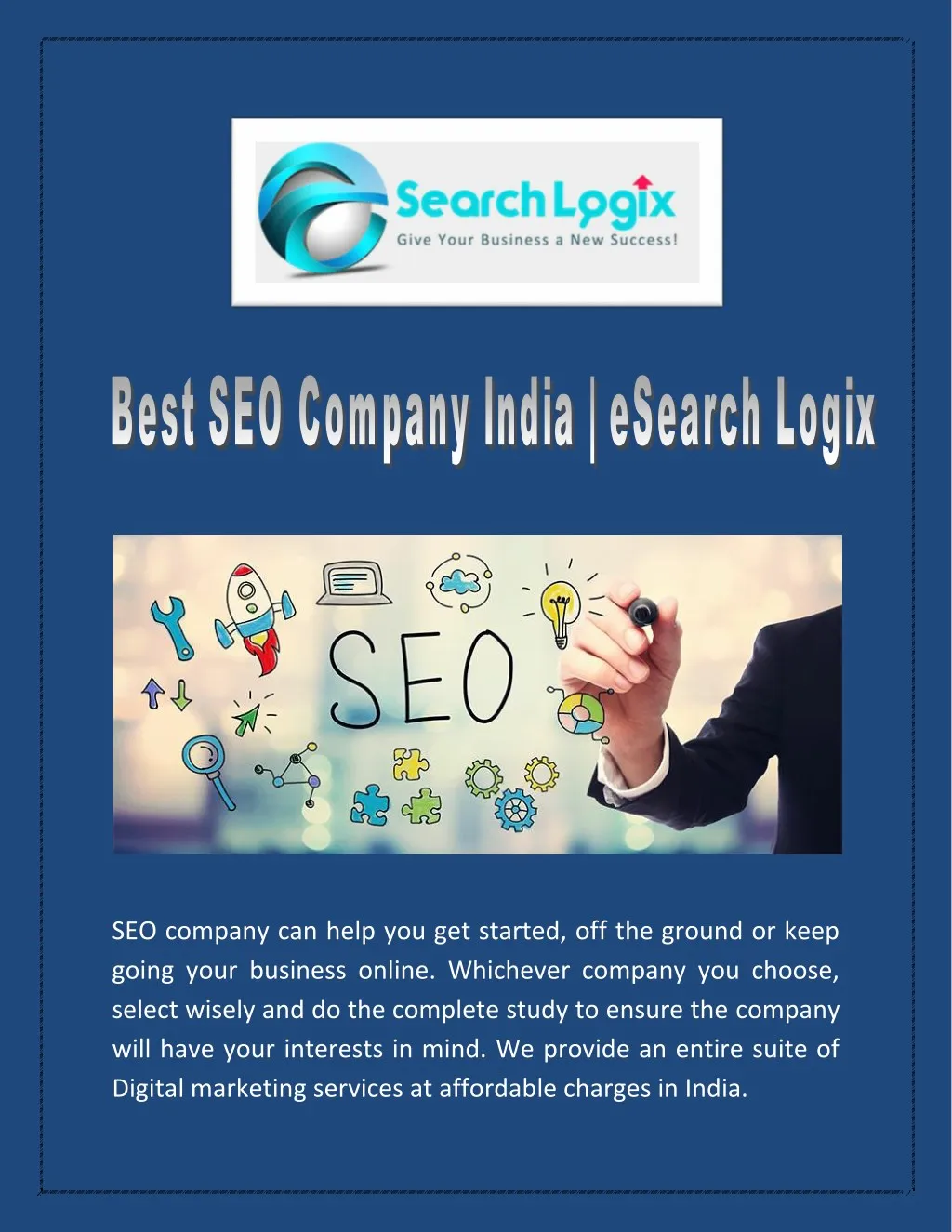 seo company can help you get started