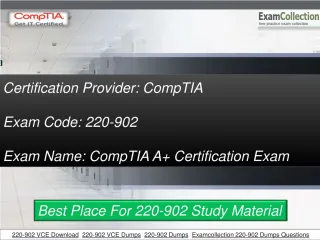 220-902 Dumps - Examcollection - slide 1