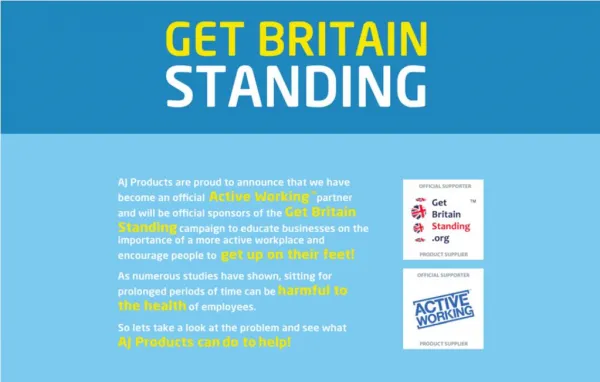 ‘Get Britain Standing’ Campaign - Everything you need to know