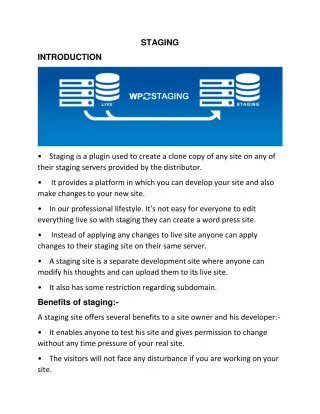Staging - slide 1