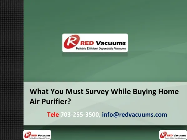 What You Must Survey While Buying Home Air Purifier?
