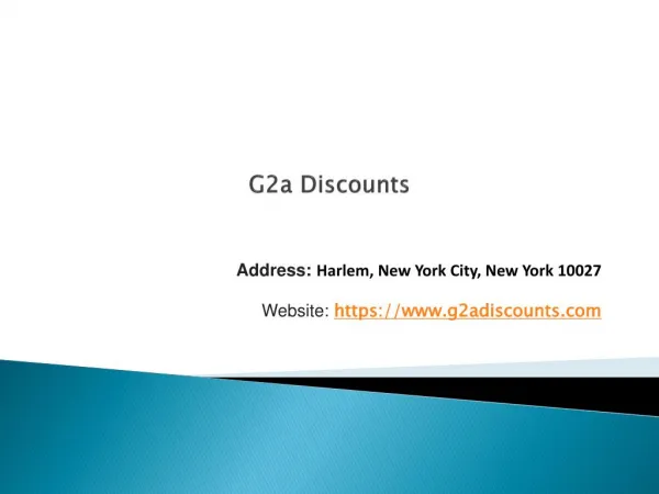 G2a Discounts