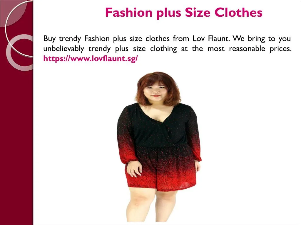 fashion plus size clothes
