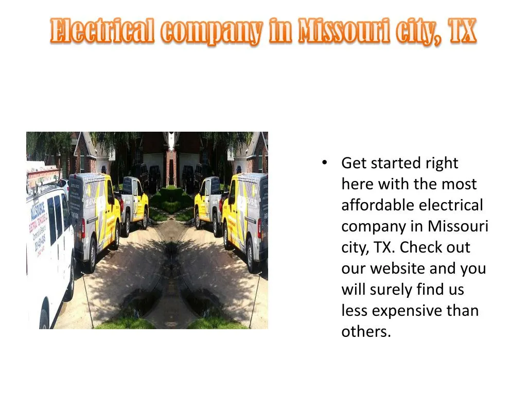 electrical company in missouri city tx