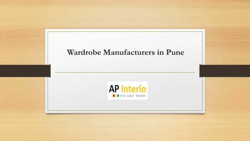 wardrobe manufacturers in pune