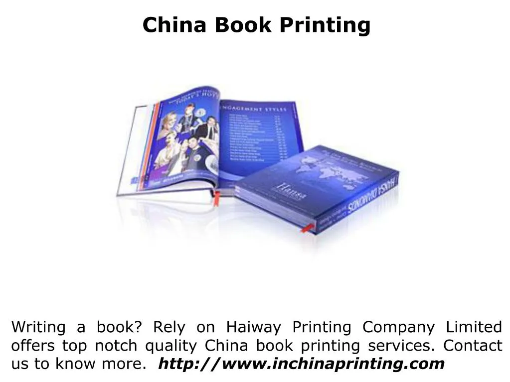 china book printing