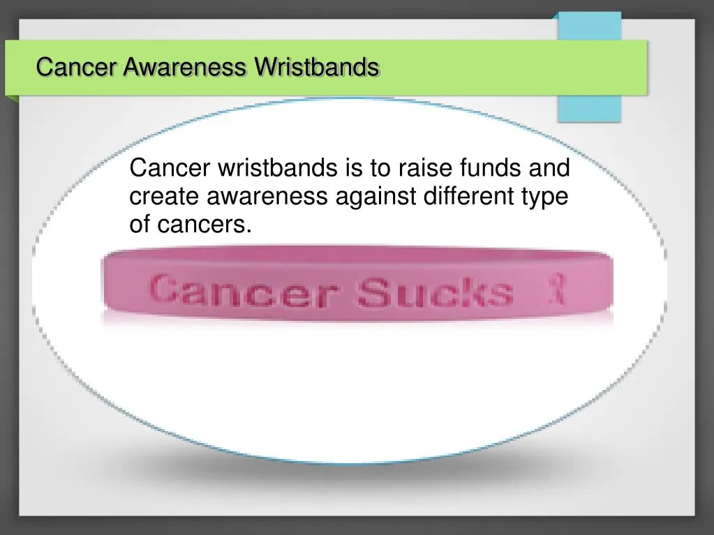 cancer awareness wristbands